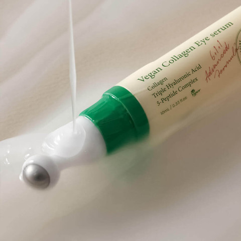 Sérum de péptidos para el contorno de ojos con aplicador de masaje AXIS-Y Vegan Collagen Eye Serum, 10 ml