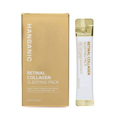 Mascarilla nocturna con retinal y colágeno Hanganic Retinal Collagen Sleeping Pack 4 ml