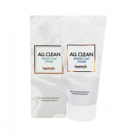 La Heimish All Clean White Clay Foam es una espuma limpiadora de arcilla para la limpieza profunda de los poros 150ml