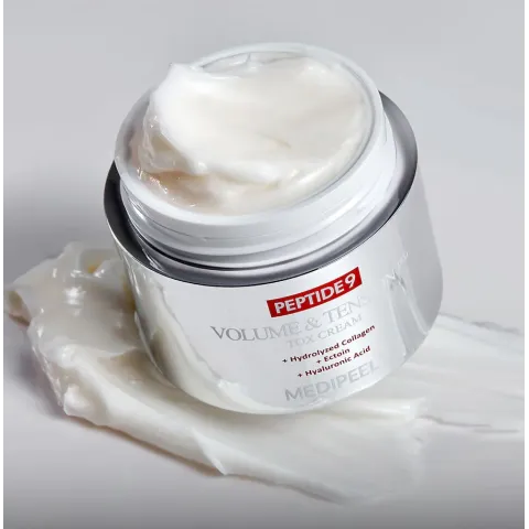 Crema facial lifting con péptidos y Matrixyl - MEDIPEEL Peptide 9 Volume Tension Tox Cream PRO, 50 ml