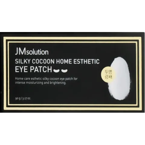 Parches rejuvenecedores con extracto de perla y capullo blanco - JMsolution Silky Cocoon Home Esthetic Eye Patch, 60 unidades