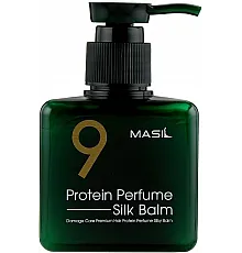 Bálsamo Proteico Perfumado Sin Enjuague para Cabello Dañado - Masil 9 Protein Perfume Silk Balm, 180 ml