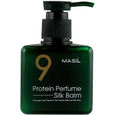 Bálsamo Proteico Perfumado Sin Enjuague para Cabello Dañado - Masil 9 Protein Perfume Silk Balm, 180 ml