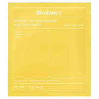 Mascarilla hidrogel de nueva generación con niacinamida  - Biodance Radiant Vita Niacinamide Real Deep Mask