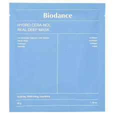 Mascarilla nocturna de hidrogel con ceramidas para piel seca — Biodance Hydro Cera-Nol Real Deep Mask