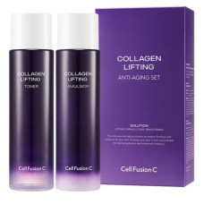 Set reafirmante con colágeno y péptidos - Cell FusionC Collagen Lifting Skin Care Set, 2 × 150 ml