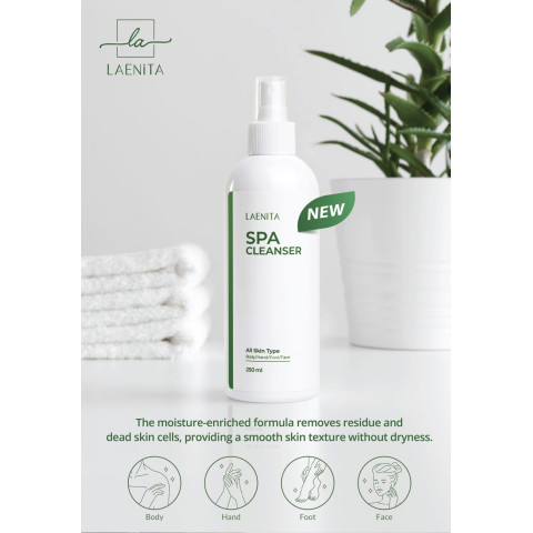 Gel exfoliante tipo peeling LAENITA Spa Cleanser 250 ml