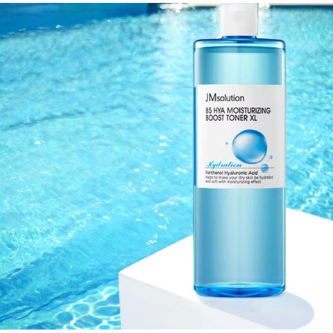 Tónico hidratante con ácido hialurónico JMsolution B5 Hya Boost Toner XL 500 ml