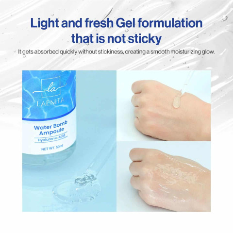 Ampolla con ácido hialurónico Laenita Water Bomb Ampoule 50 ml