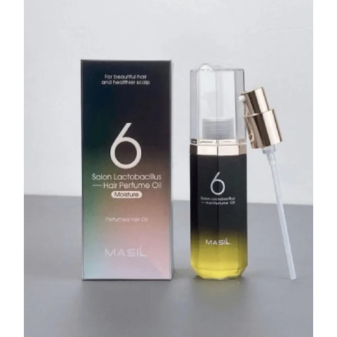 Aceite capilar perfumado hidratante con lactobacillus Masil 6 Salon Lactobacillus Moisture Perfumed Hair Oil, 66 ml