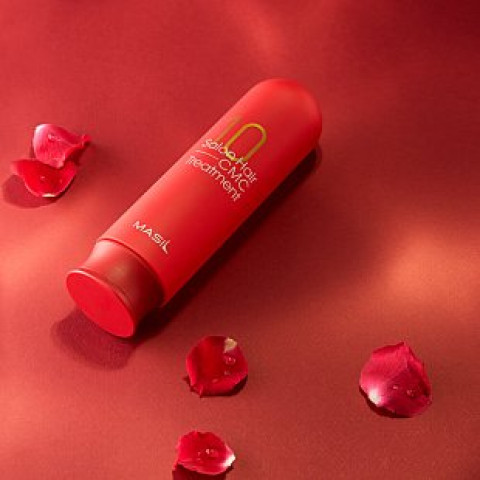 Bálsamo capilar profesional reparador con ceramidas Masil 10 Salon Hair CMC Treatment 300 ml