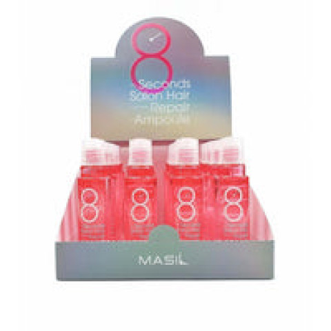 Mascarilla de relleno capilar con proteínas para cabello dañado Masil 8 Seconds Salon Hair Repair Ampoule, 15 ml