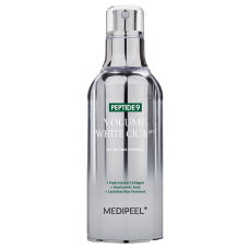 Esencia oxigenante con efecto refrescante, péptidos y complejo CICA para un tono uniforme, firmeza y luminosidad- MEDIPEEL Peptide 9 Volume White Cica Essence PRO