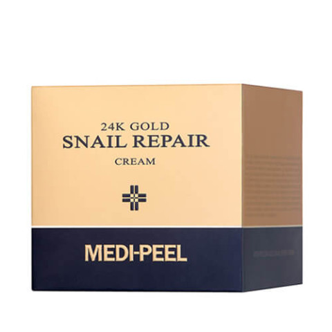 MEDIPEEL 24K Gold Snail Cream Crema premium con mucina de caracol y oro de 24K
