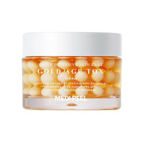 Crema antiedad en cápsulas con extracto de gusano de seda dorado MEDIPEEL Gold Age Tox Cream  50 ml