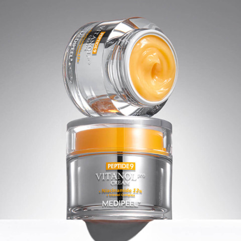 Crema lifting con péptidos y 12% de niacinamida para un tono uniforme MEDI-PEEL Peptide 9 Vitanol PRO Cream 50 ml