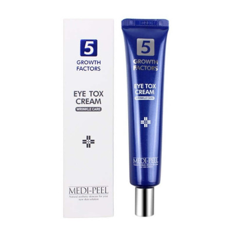 Crema lifting rejuvenecedora para el contorno de ojos con complejo de péptidos Medi-Peel 5 GF Eye Tox Cream 40 ml