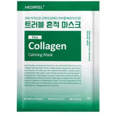 MEDI-PEEL Green Cica Collagen Calming Mask 30 ml - Mascarilla calmante de tejido con centella y colágeno