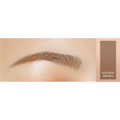 Máscara de cejas en gel PULUK Brow Gel Mascara NALDAA tono Natural Brown