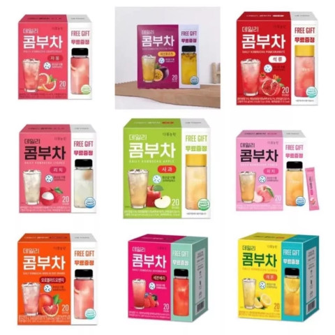 Kombucha diaria con uva verde DaCha NongWon Daily Kombucha Green Grape 20