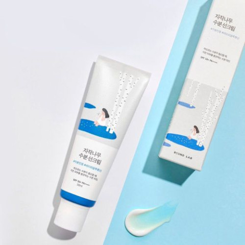 Protector solar Round Lab Birch Juice Moisturizing Sunscreen SPF50+ PA++++