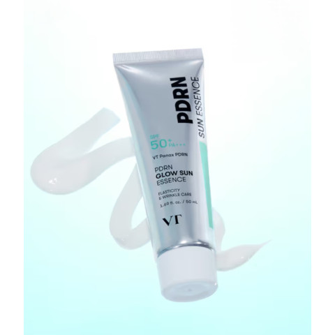  Esencia solar con PDRN de origen vegetal — VT PDRN Glow Sun Essence SPF 50+ PA++++ 50 ml