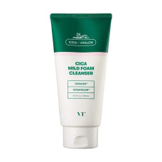 Espuma limpiadora para piel sensible con centella – VT Cosmetics Cica Mild Foam Cleanser 300 ml
