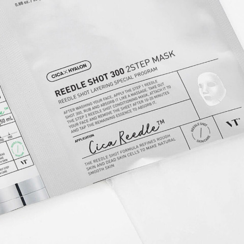 Mascarilla intensiva bifásica con microagujas VT Cosmetics Reedle Shot 300 (2 pasos)